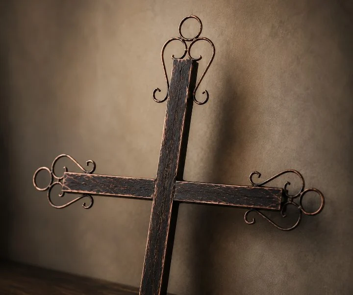 Crosses and plaques