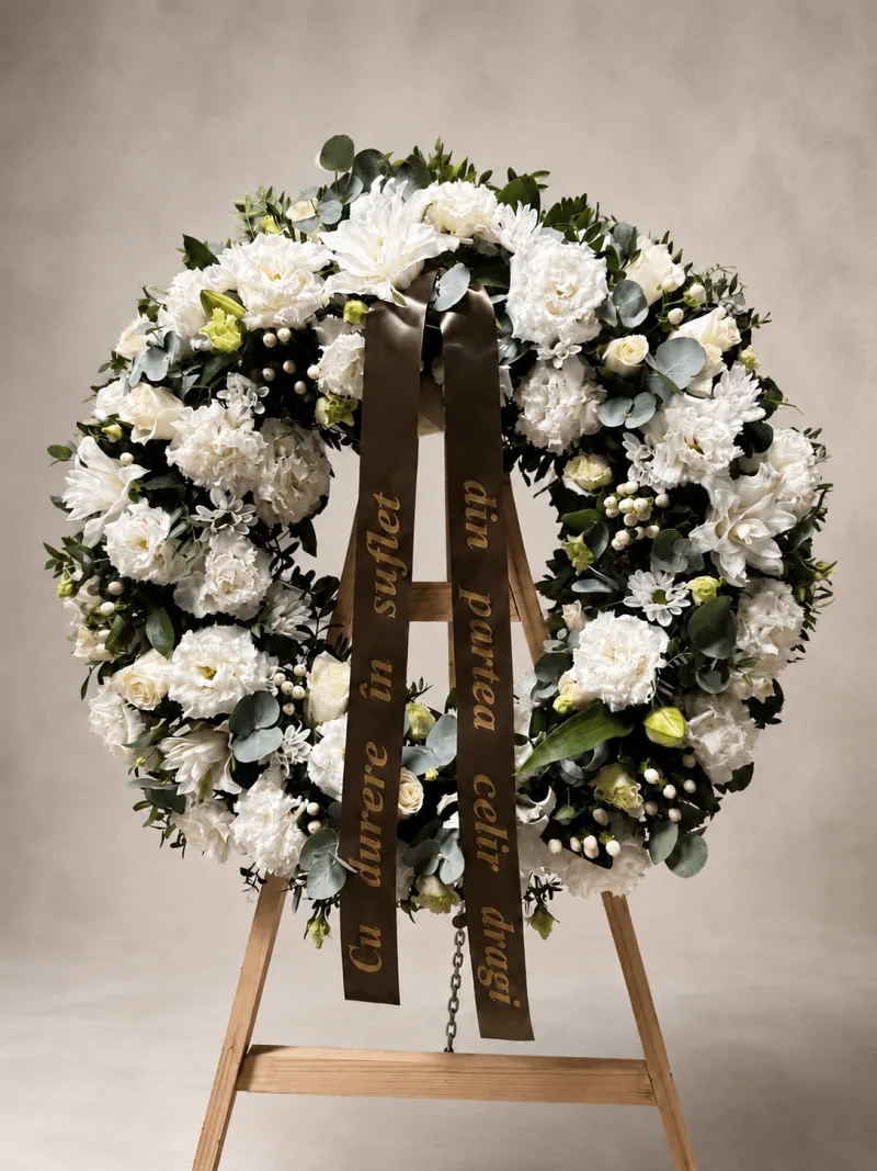 Wreaths and flowers