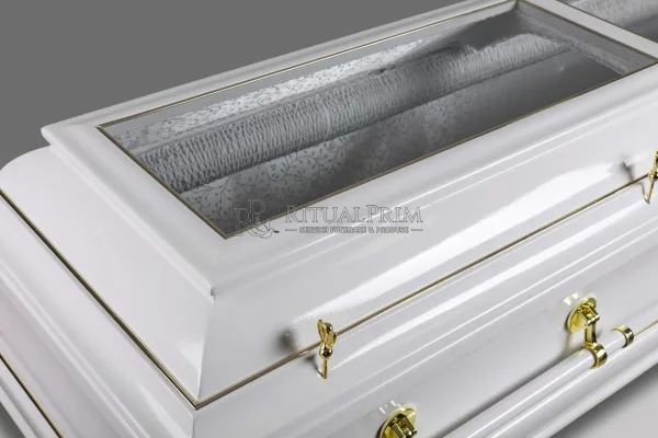 Гроб Лак Boston pieta белый-3