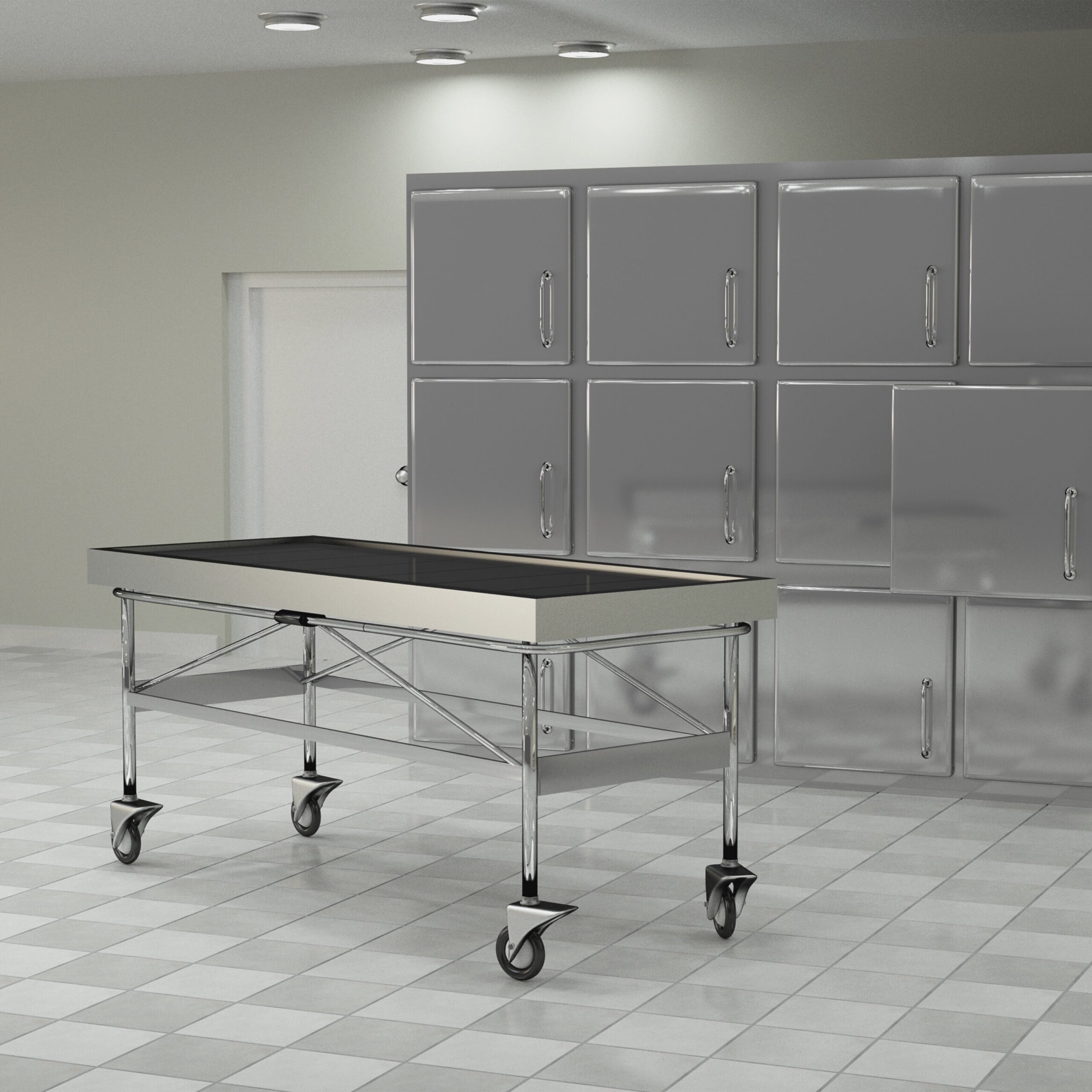 Секционные столы в патологоанатомических отделениях должны быть